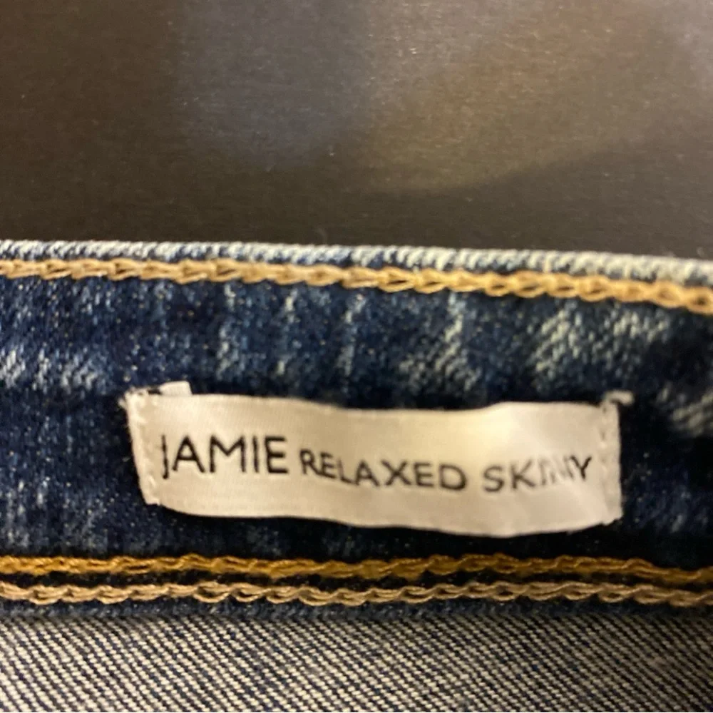 Black Daisy Jamie Relaxed Skinny Junior Jeans‎ Distressed Bedazzled 0/24